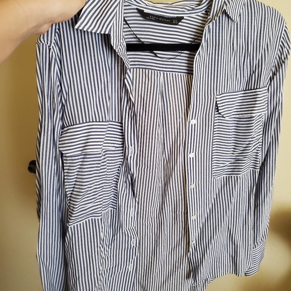 Zara Striped Blouse